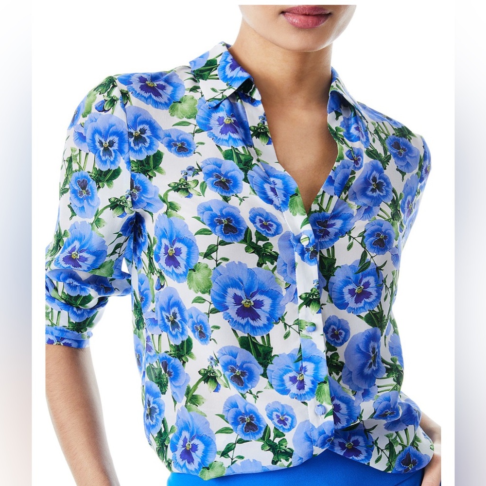 Alice and Olivia Eloise Button Down